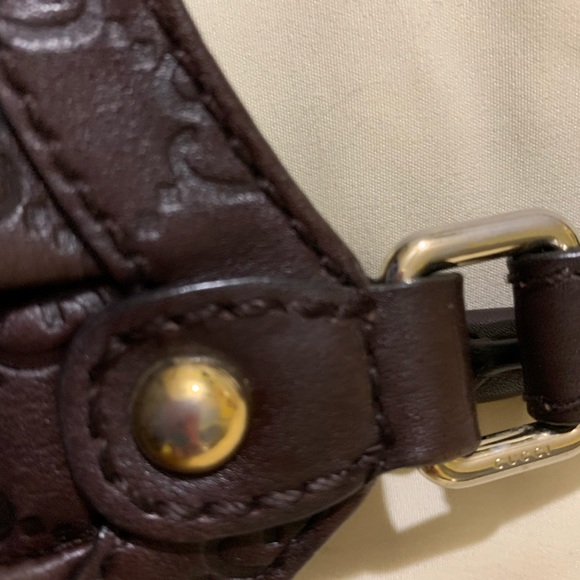 Gucci Guccissima Brown Leather Sukey Medium - Picture 9 of 12